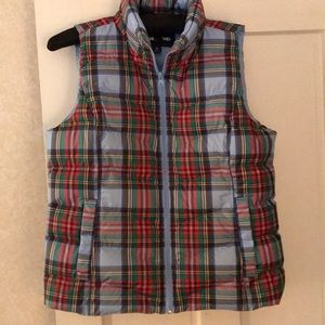 Lands End Puffer Vest Med 10-12